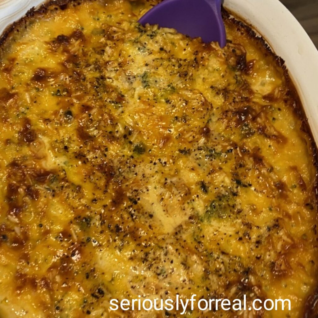 Cheese Whiz Broccoli Rice Casserole Recipe